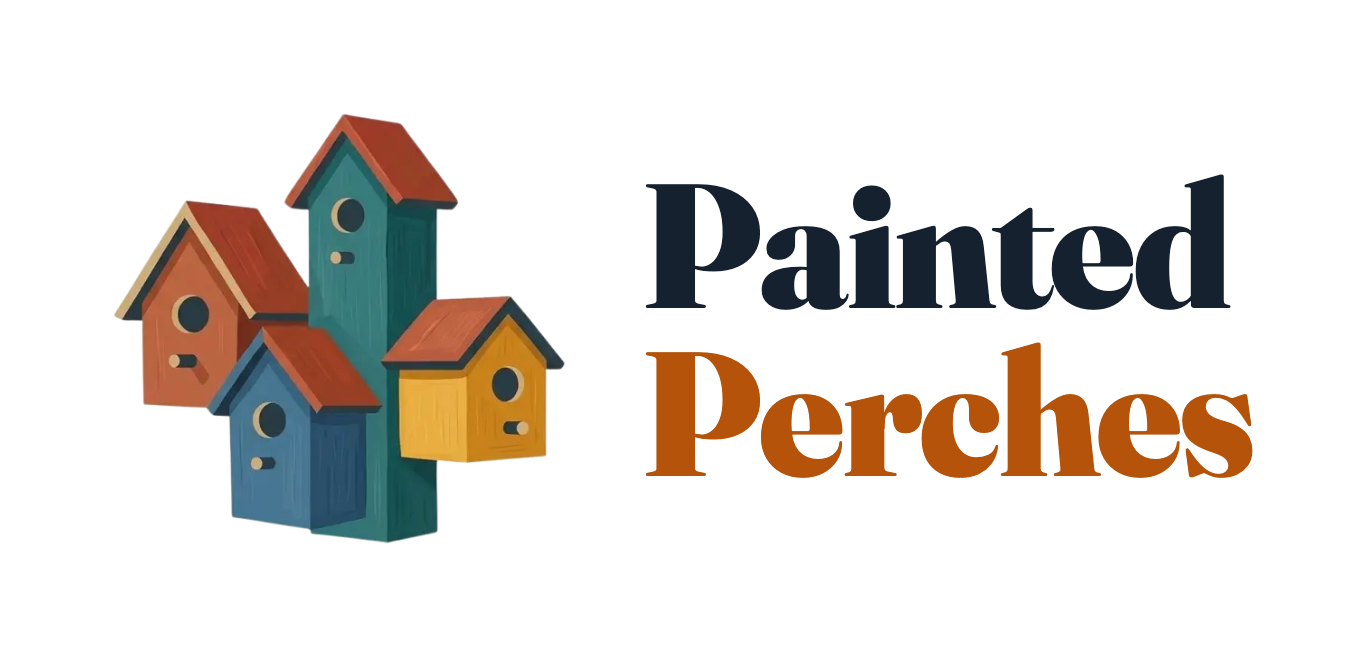 Painted Perches logo: Horizontal · stacked