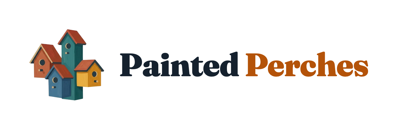 Painted Perches logo: Horizontal
