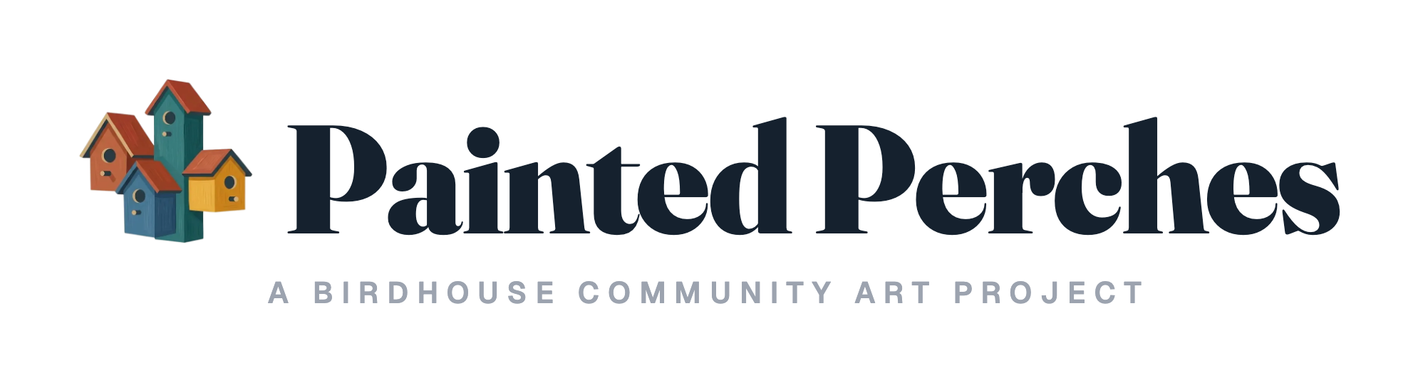 Painted Perches logo: Wordmark