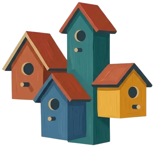 Painted Perches logo: Mark